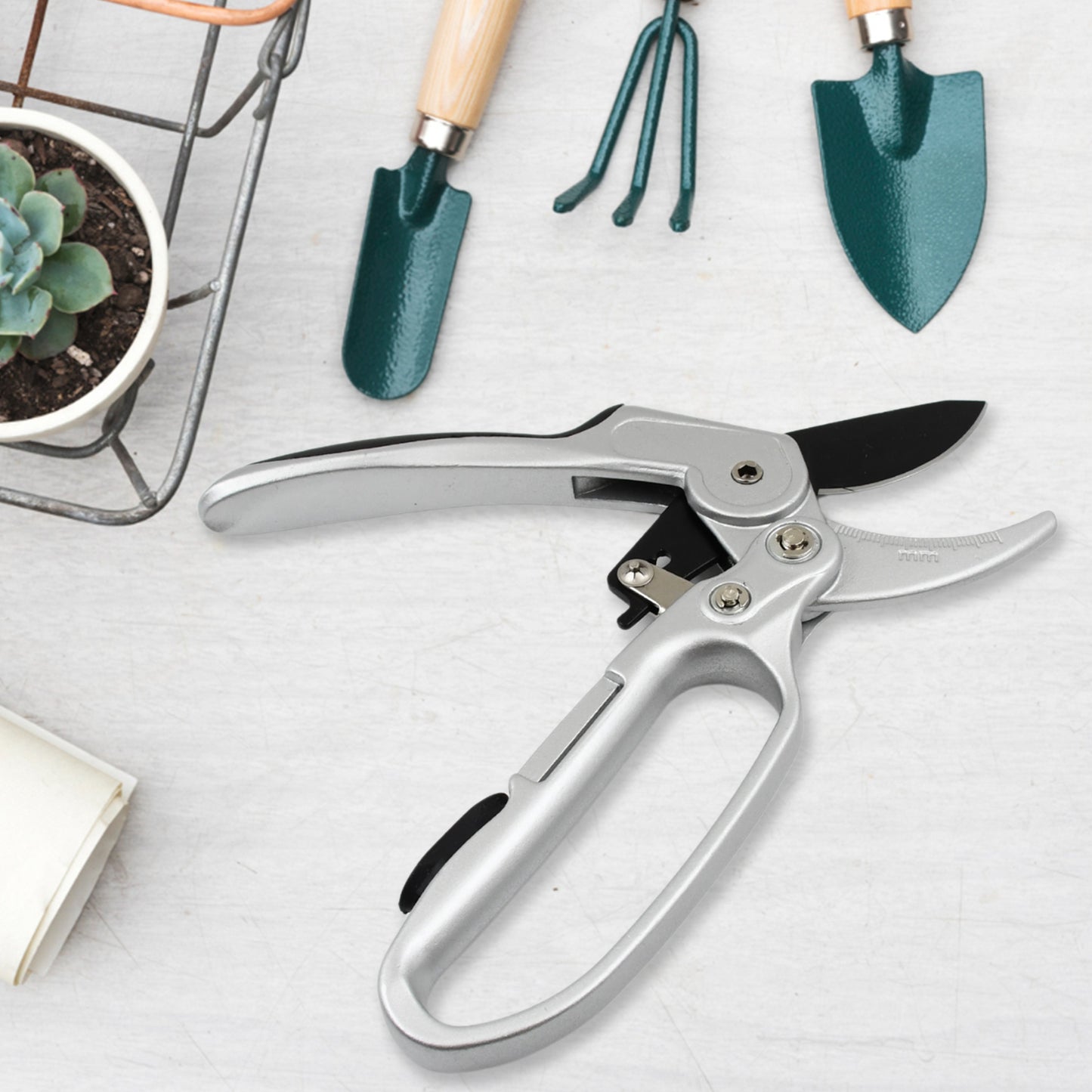 Pruning Shear Garden Shear Steel Hand Shears 20 Cm 8 Inch (1 Pc) - Happy Price - Image 6