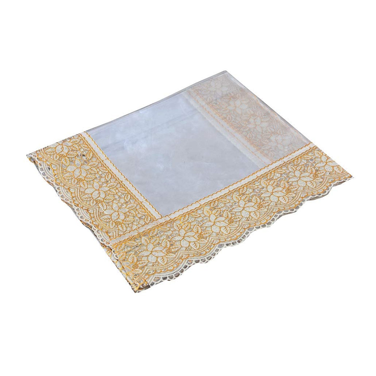 87x59 Inch Clear PVC Table Protector with Decorative Edge - 1 Piece - Great Price - Image 4