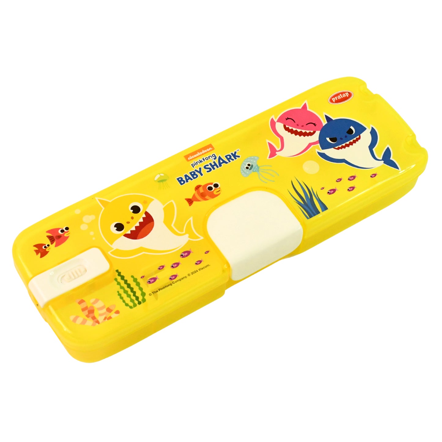 Plastic Pencil Box With Led Light Cartoon Print (1 Pc) - Happy Price - Image 2