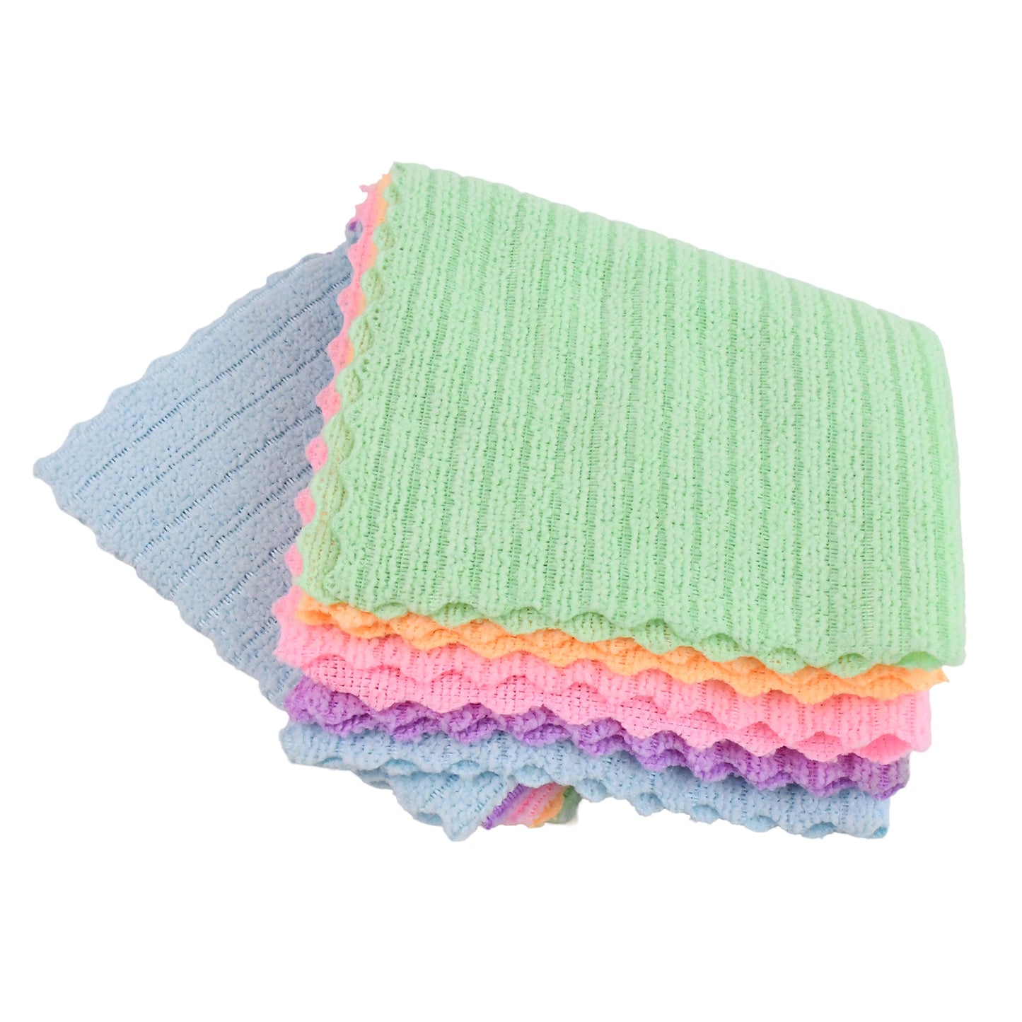 Pack Of 5 Microfiber Cleaning Pochha Super Absorbent Microfiber Cleaning Cloth - Happy Price - Image 4