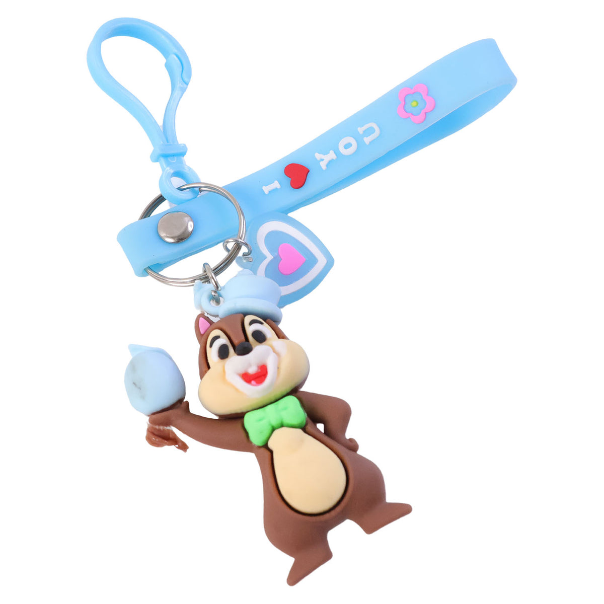 Cute Squirrel Character Keychain with Decorative Strap - 1 Pc - Happy Price - Image 4