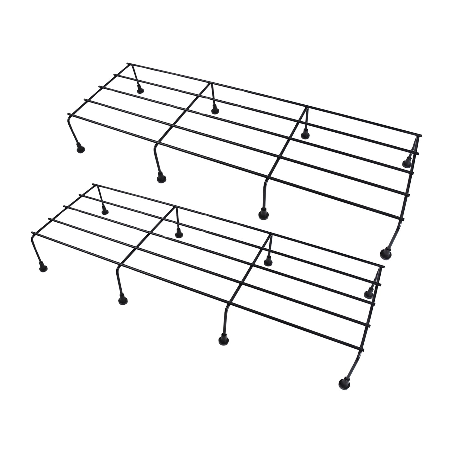 Metal Rectangle Flower Plant Stand For Balcony (6020 Cm 2 Pc Set) - Happy Price - Image 4