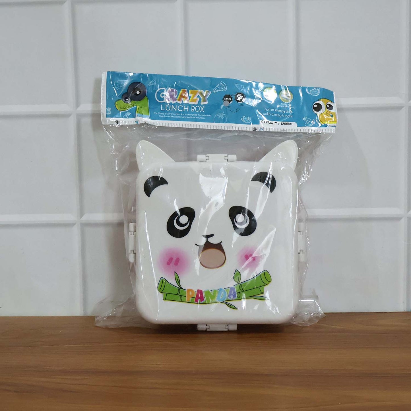 Cute Panda Kids Lunch Box with Compartments & Cutlery Set - 1 Set - Great Price - Image 7