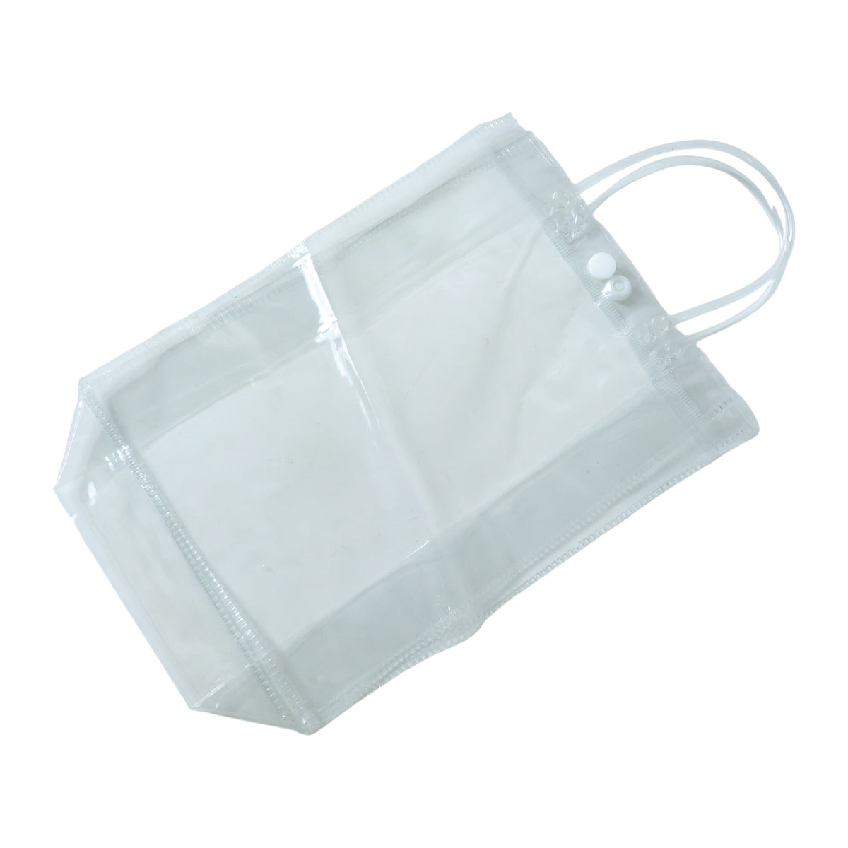 Transparent PVC Carry Bag with Handle - 22 x 16 cm (1 Pc) - Happy Price - Image 4