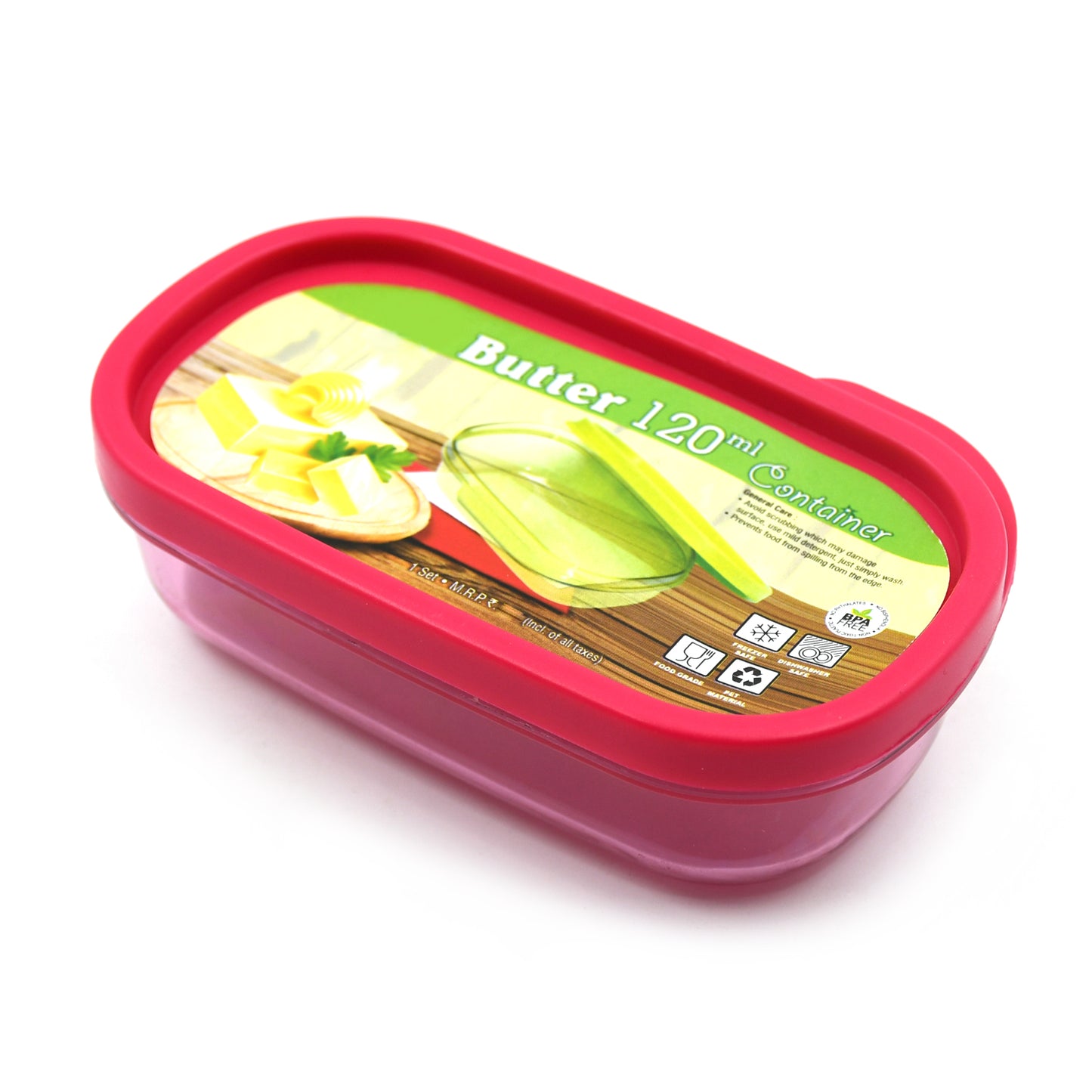 Butter Container Pp Butter Storage Box Easy To Take Portable Large Capacity For Kitchen For Home For Cheese For Butter (120 Ml) - Happy Price - Image 4