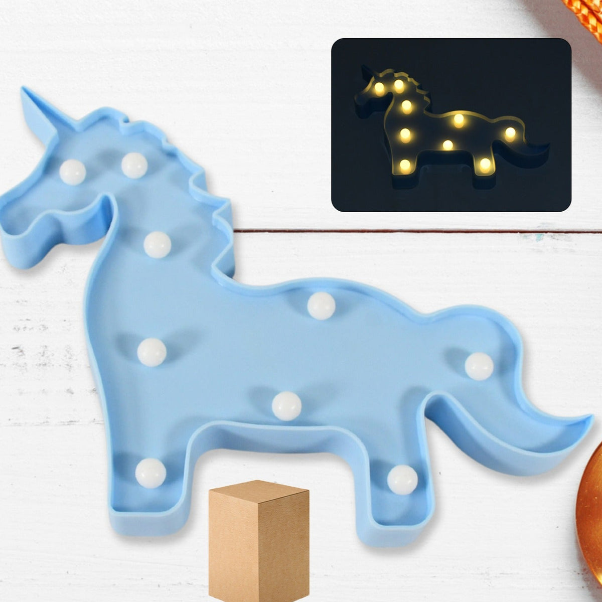 3d Led Night Light Table Lamp For Party Birthday Wedding Atmosphere Battery Operated Decorative Light Nursery Lamp For Bedroom And Wall Decoration For Children Bedroom Wall Light (1 Pc Battery Not Included) - Happy Price - Image 1