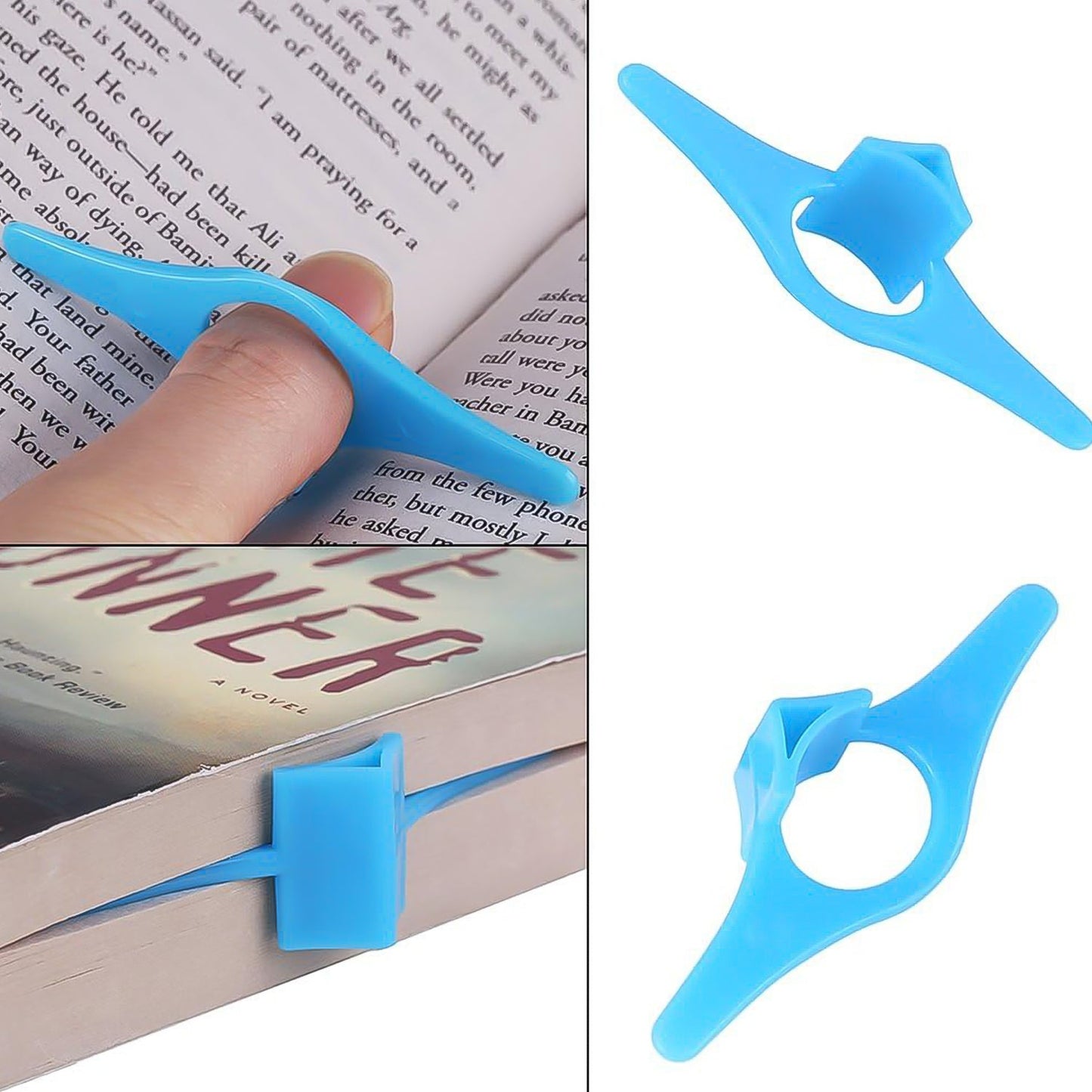 Multi-function Plastic Thumb Book Support Book Page Holder (1 Pc) - Happy Price - Image 3