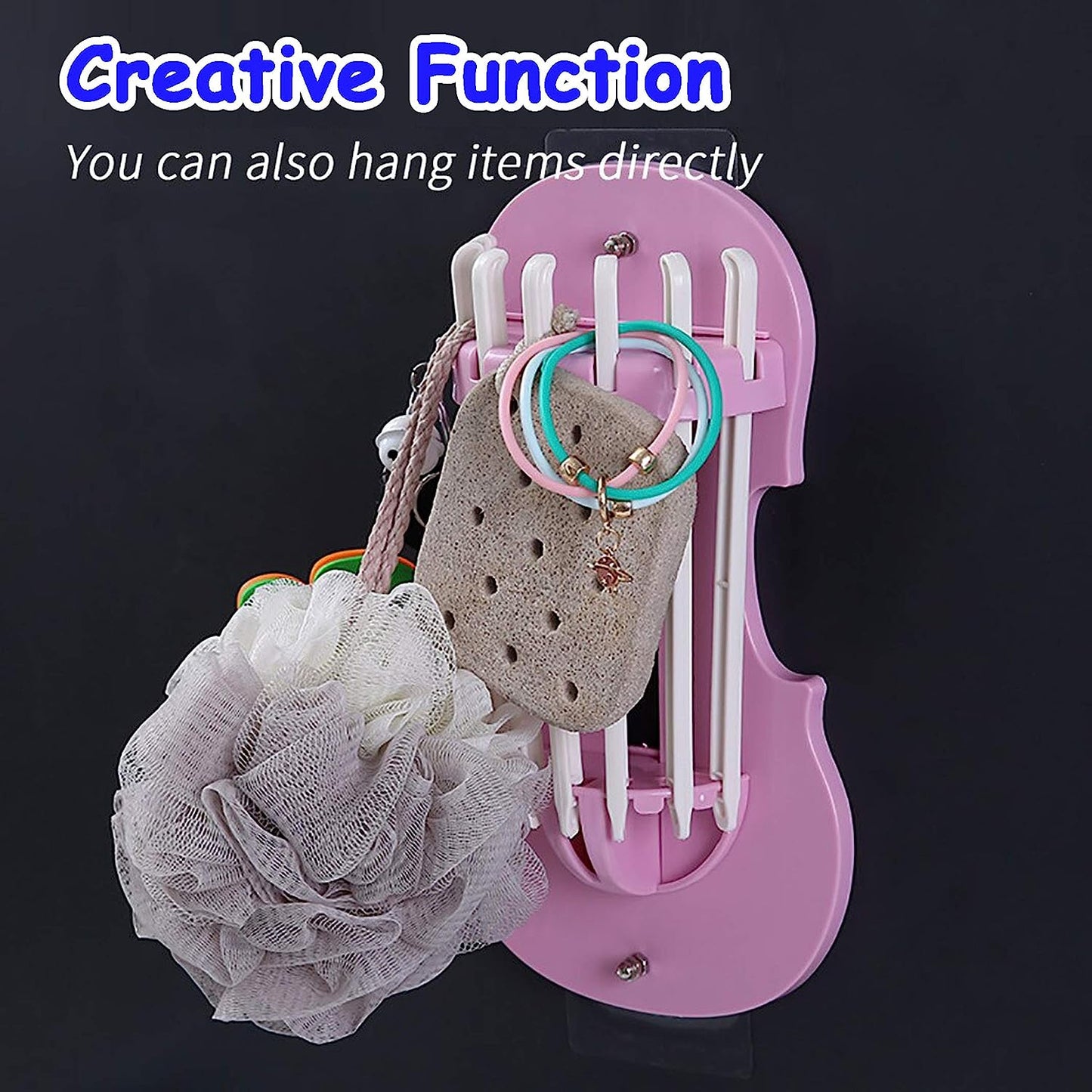 7-in-1 Retractable Wall Hanger Rack - Punch-Free Design for Kitchen & Bathroom - Happy Price - Image 7