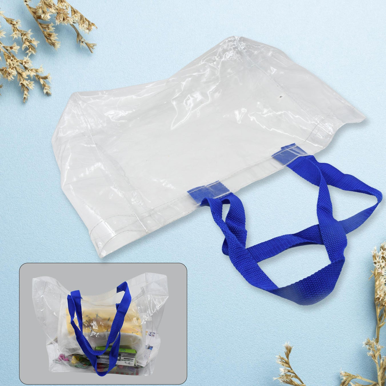 Multifunction Transparent Bag With Handle Bag (453014 Cm 1 Pc) - Happy Price - Image 1