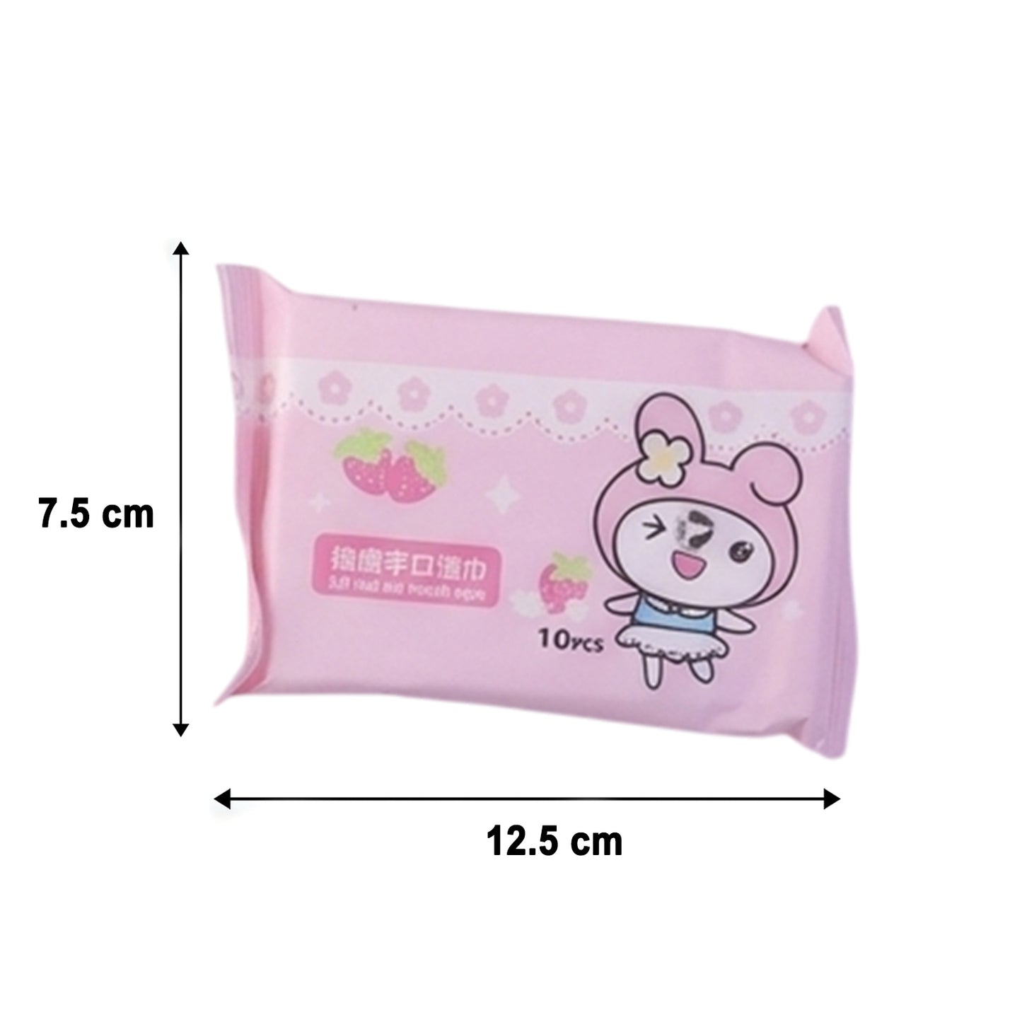 Cartoon Print Soft Wet Wipes - 100 Pieces (10 Packs x 10 Pc) - Great Price - Image 3