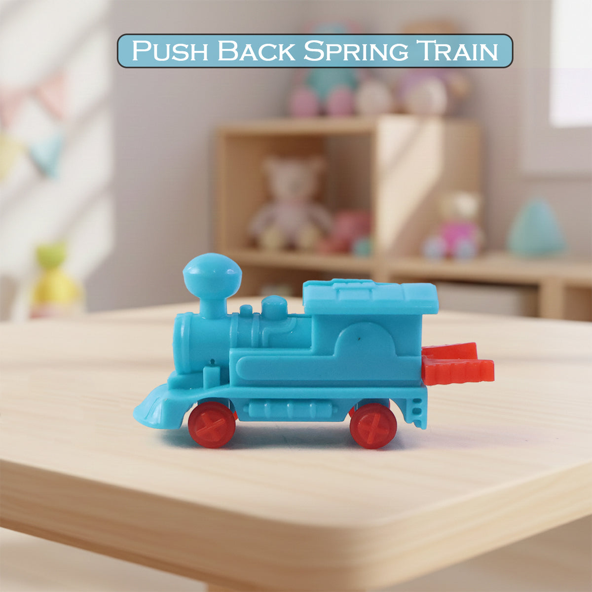 1 Pc Friction Powered Pull-Back Train Toy for Toddlers - Happy Price - Image 3