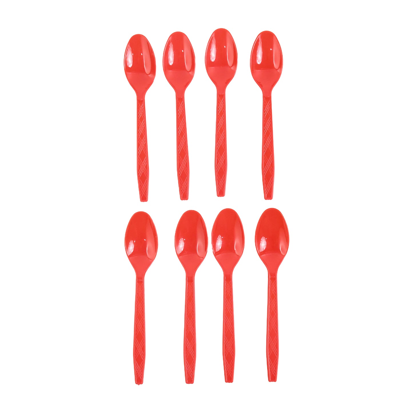 Reusable Plastic Dining Spoons - Set of 8 Pcs - Happy Price - Image 2