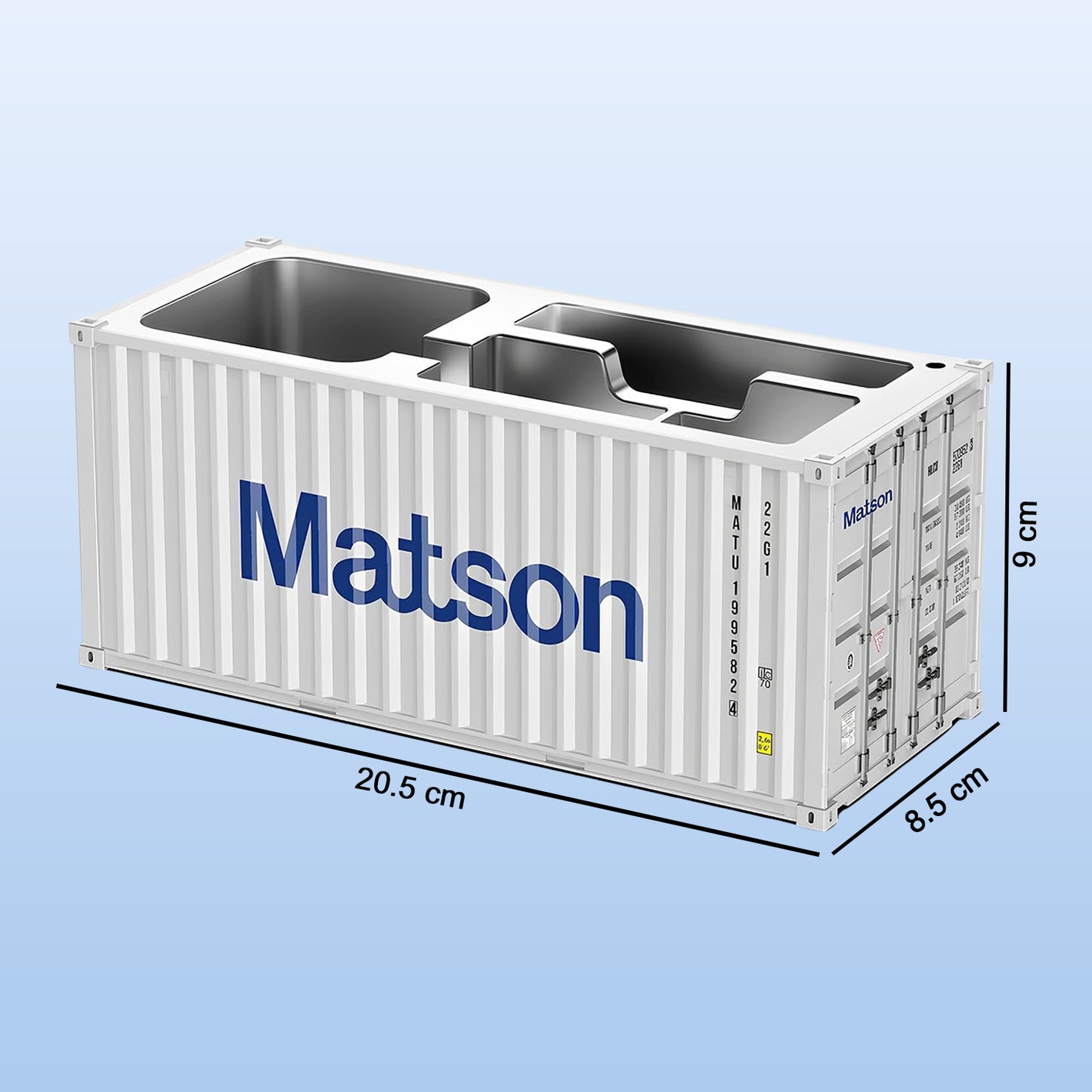 Container Style Multi-Compartment Desk Organizer (1 Pc) - Happy Price - Image 4