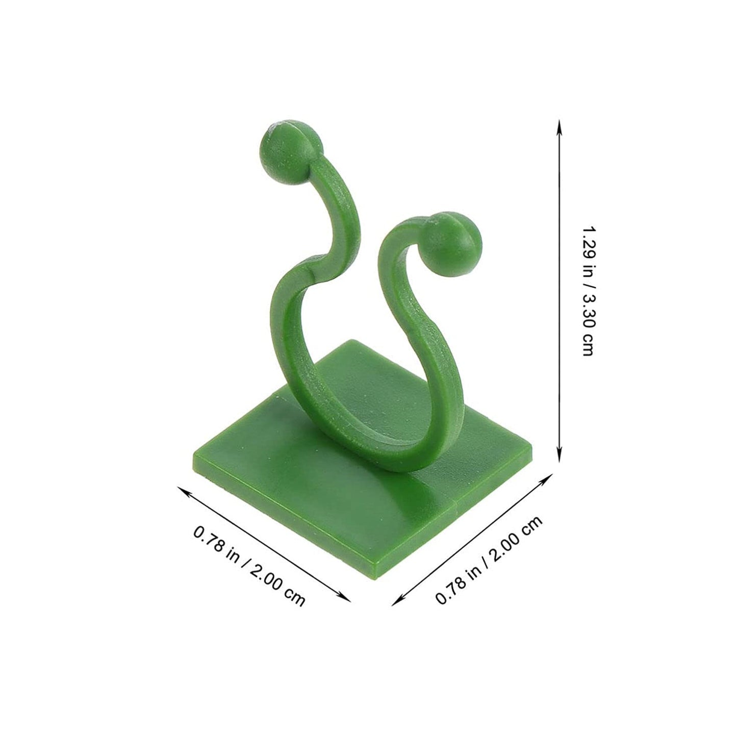 Plant Climbing Wall Fixture Clip Self-adhesive Hook (40 Pcs Set With Plastic Box) - Happy Price - Image 3