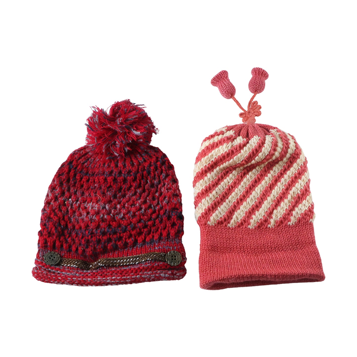 Warm Knitted Woolen Cap for Men & Women - 1 Pc Mix Design - Great Price - Image 4