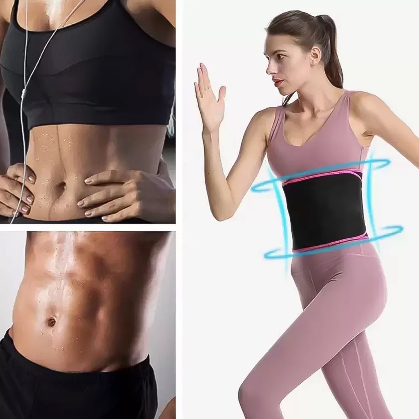 Neoprene Waist Support Belt for Core Training & Back Support (1 Pc) - Happy Price - Image 3