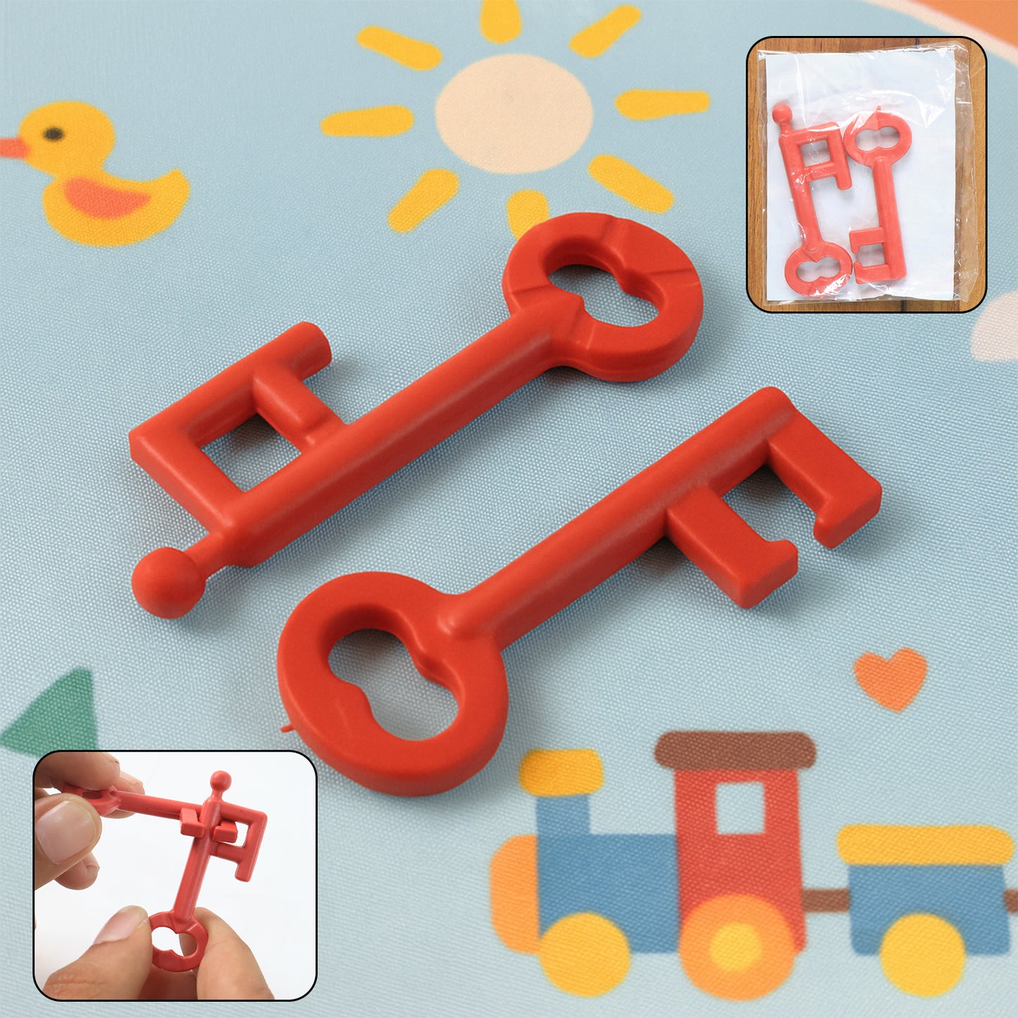 Magic Key Puzzle Set Fun Brain Teaser Toy - Happy Price - Image 3