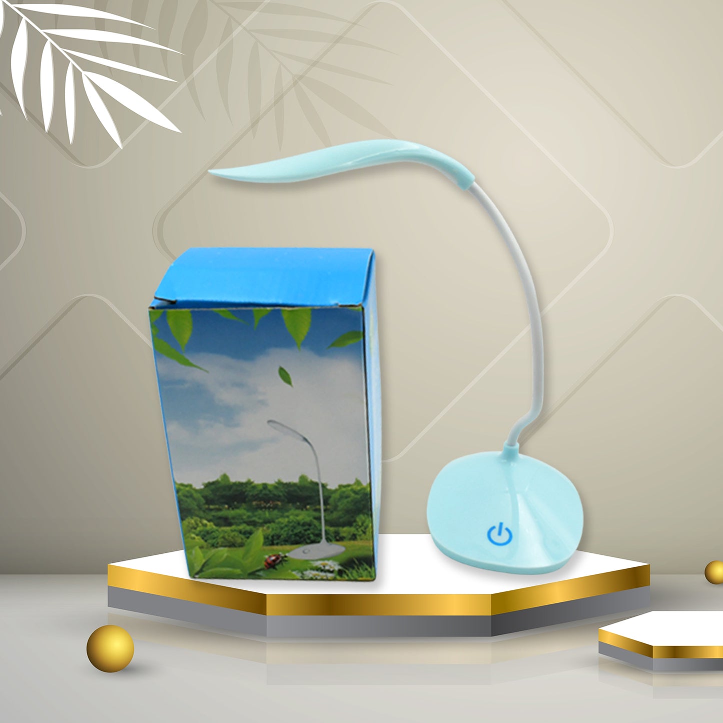 Study Lamp Rechargeable Led Touch On Off Switch Student Study Reading Dimmer Led Table Lamps White Desk Light Lamp - Happy Price - Image 3