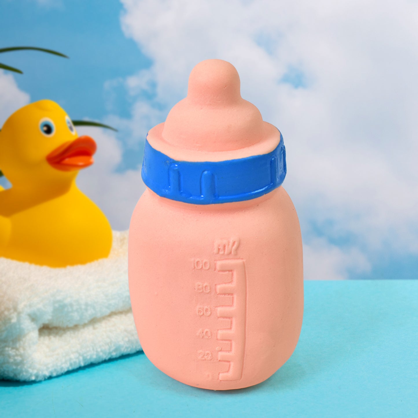 Baby And Bottle Squeeze Chu Chu Fun Toy (2 Pcs) - Happy Price - Image 4