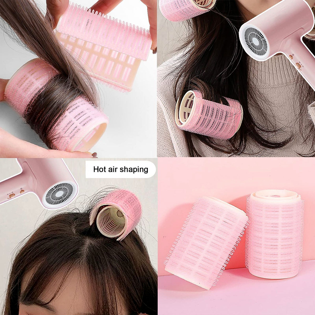 Self-Grip Hair Rollers for Natural Curls - Pack of 2 - Happy Price - Image 5