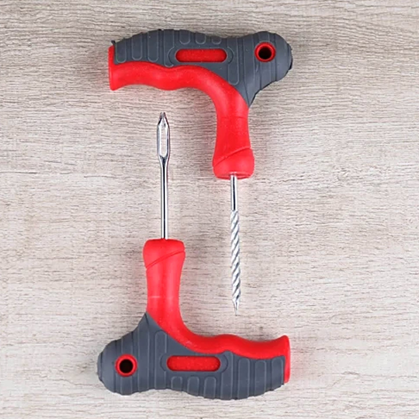 4 In 1 Universal Tubeless Tyre Puncture Repair Kit Puncher Patch Tools - Happy Price - Image 3