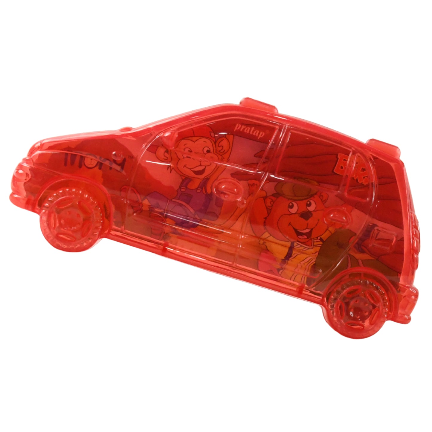 Car Shape Plastic Compass Box For Kids (1 Pc) - Happy Price - Image 2