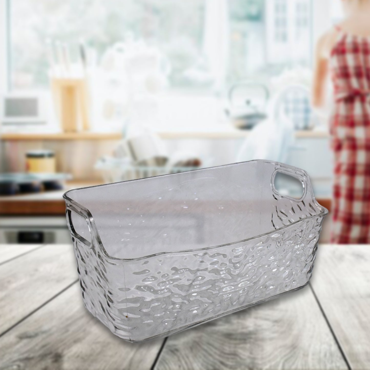 Plastic Household Flower Design Plates Dinner Plates Dish Tray (10 Pcs Set) - Happy Price - Image 2