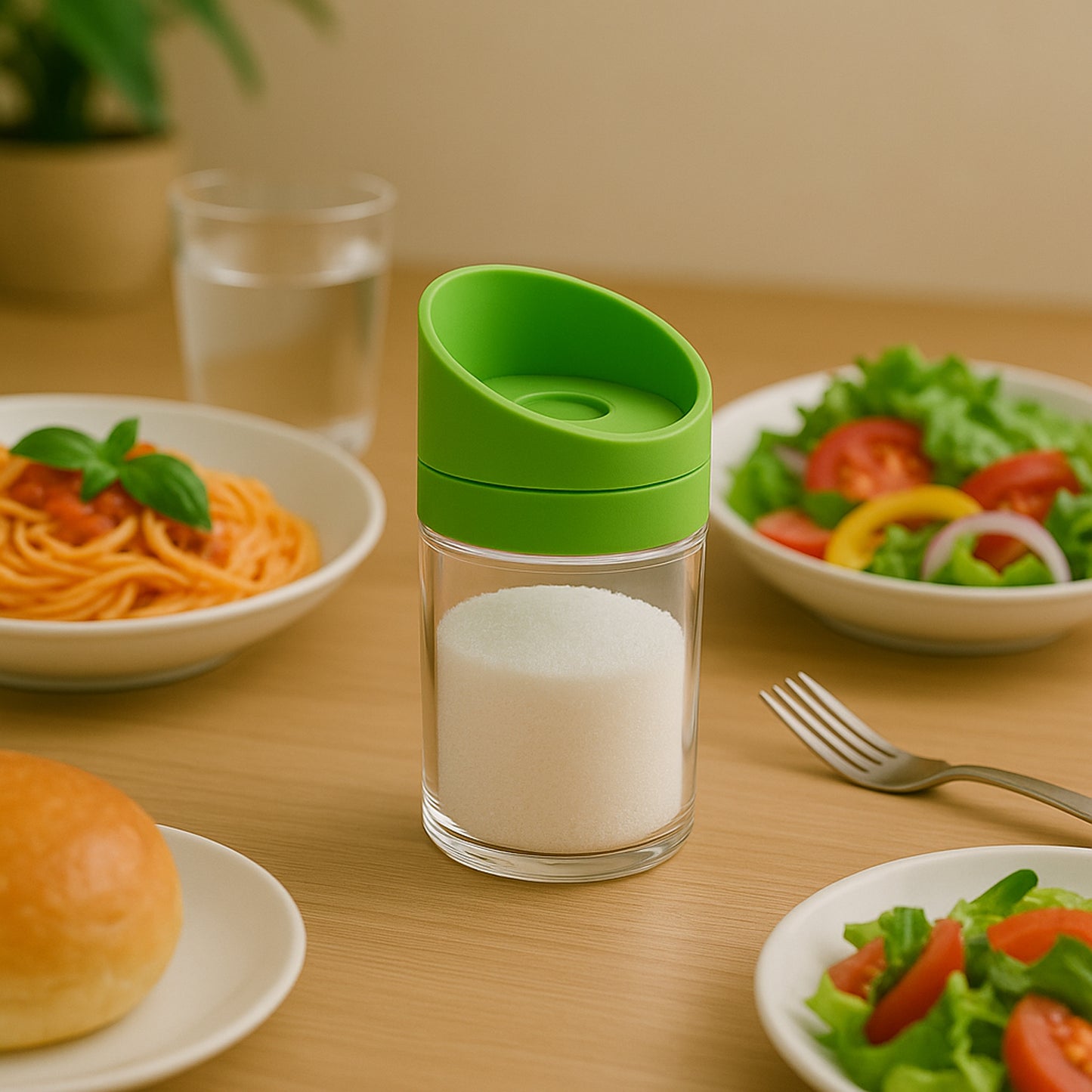 Apex Slant-lid Kitchen Storage Jar Set (2 Pc) - Happy Price - Image 5