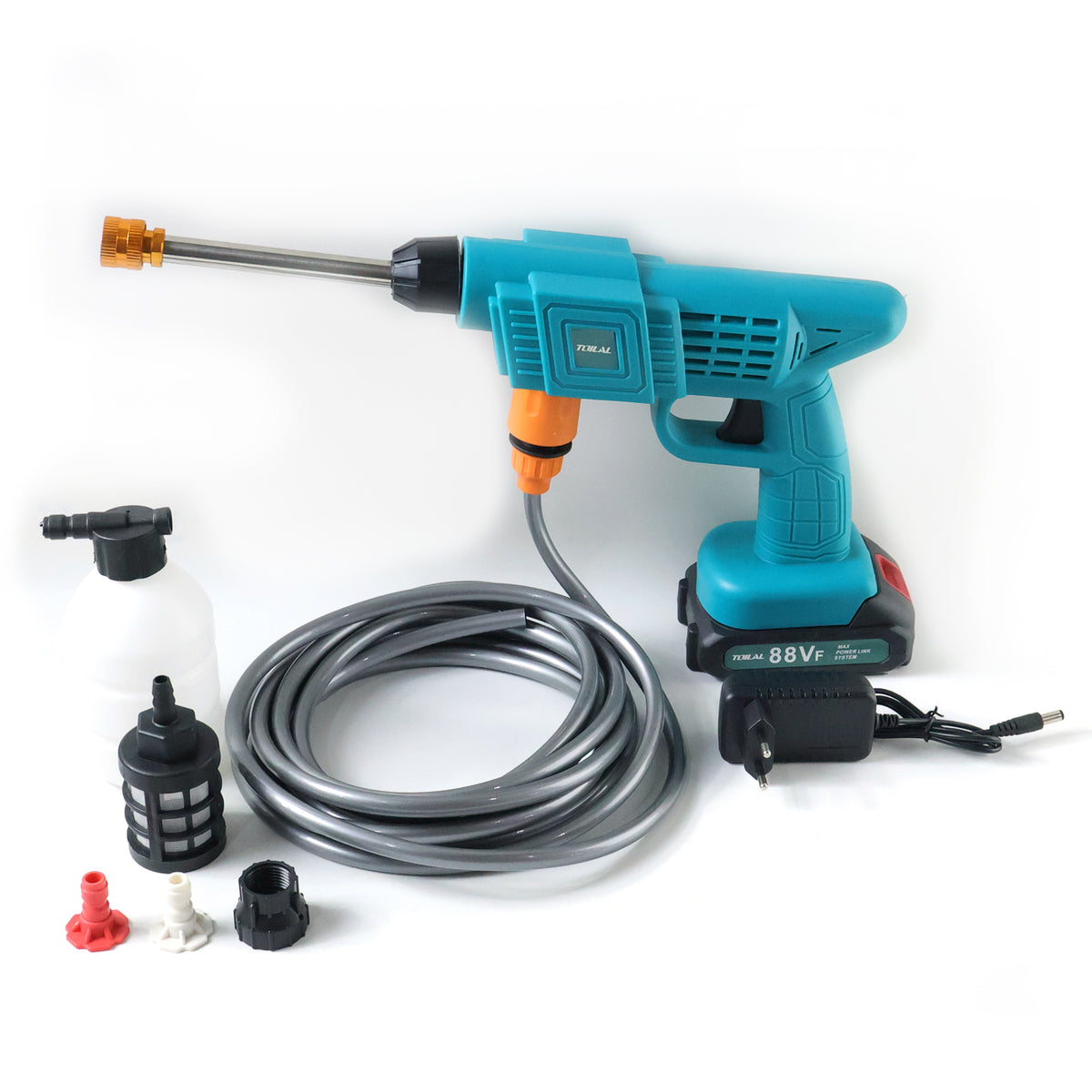 88VF Cordless High Pressure Washer Gun with Foam Sprayer - 1 Set - Happy Price - Image 4