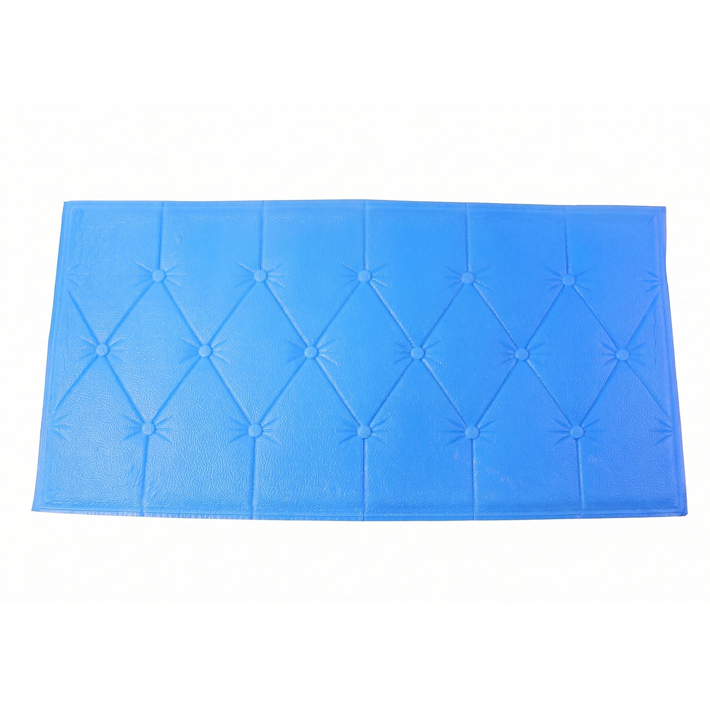 Self Adhesive 3D Foam Wall Panel - 1 Pc Blue 69x35 Cm - Great Price - Image 4