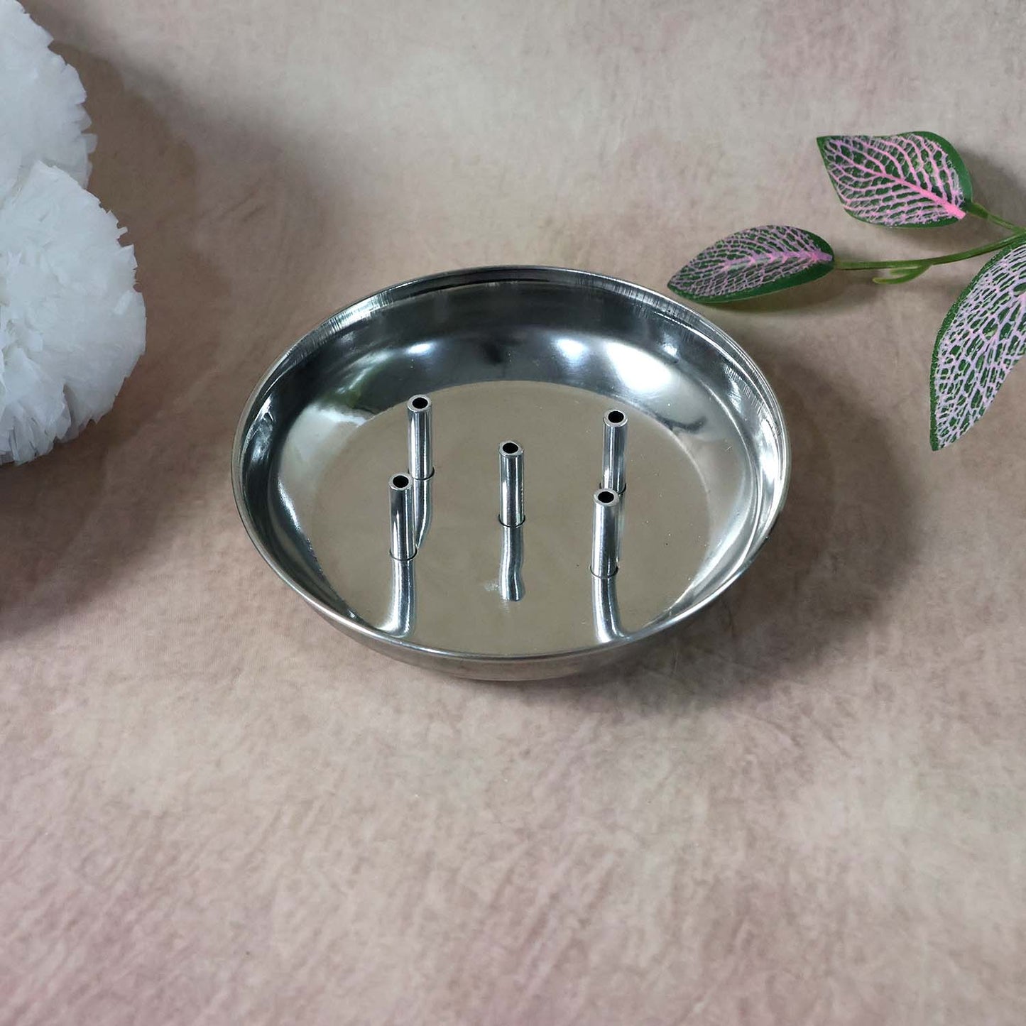Stainless Steel Agarbatti Stand with Ash Catcher - 1 Pc - Happy Price - Image 5