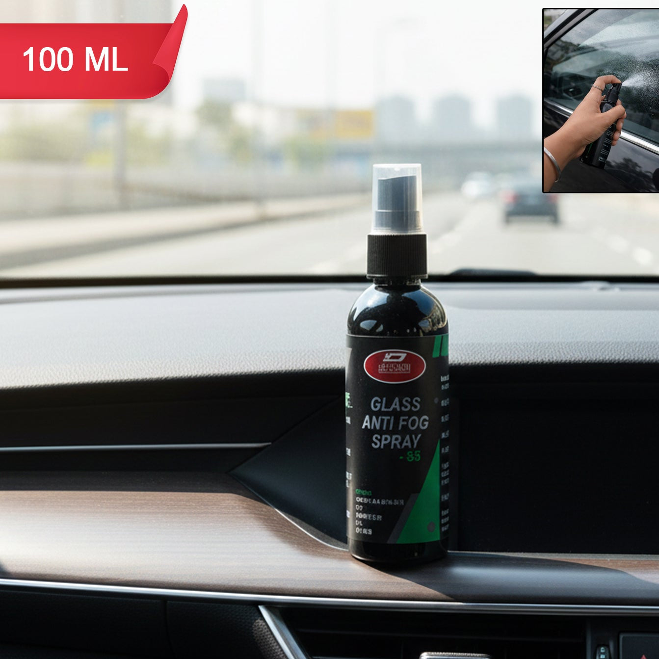 Clear Vision Anti-Fog Spray for Car & Home - 100ml - Happy Price - Image 1