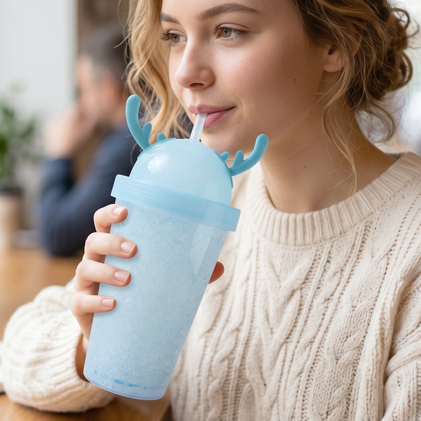 500ml Jelly Tumbler with Straw and Lid - 1 Pc Reusable Drink Cup - Great Price - Image 6