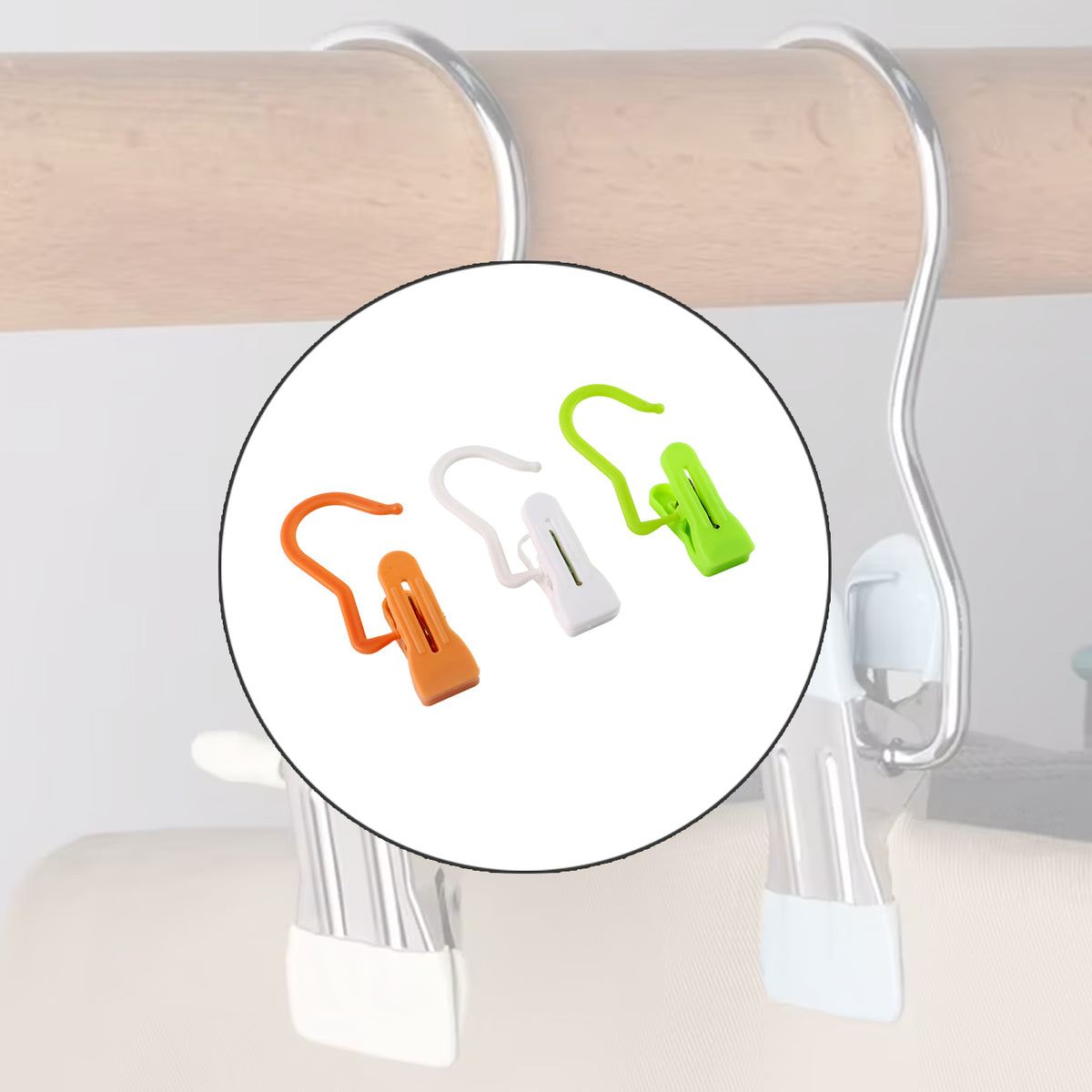 Multipurpose Hanging Hook Clip (1 Pc Mix Color) - Happy Price - Image 5