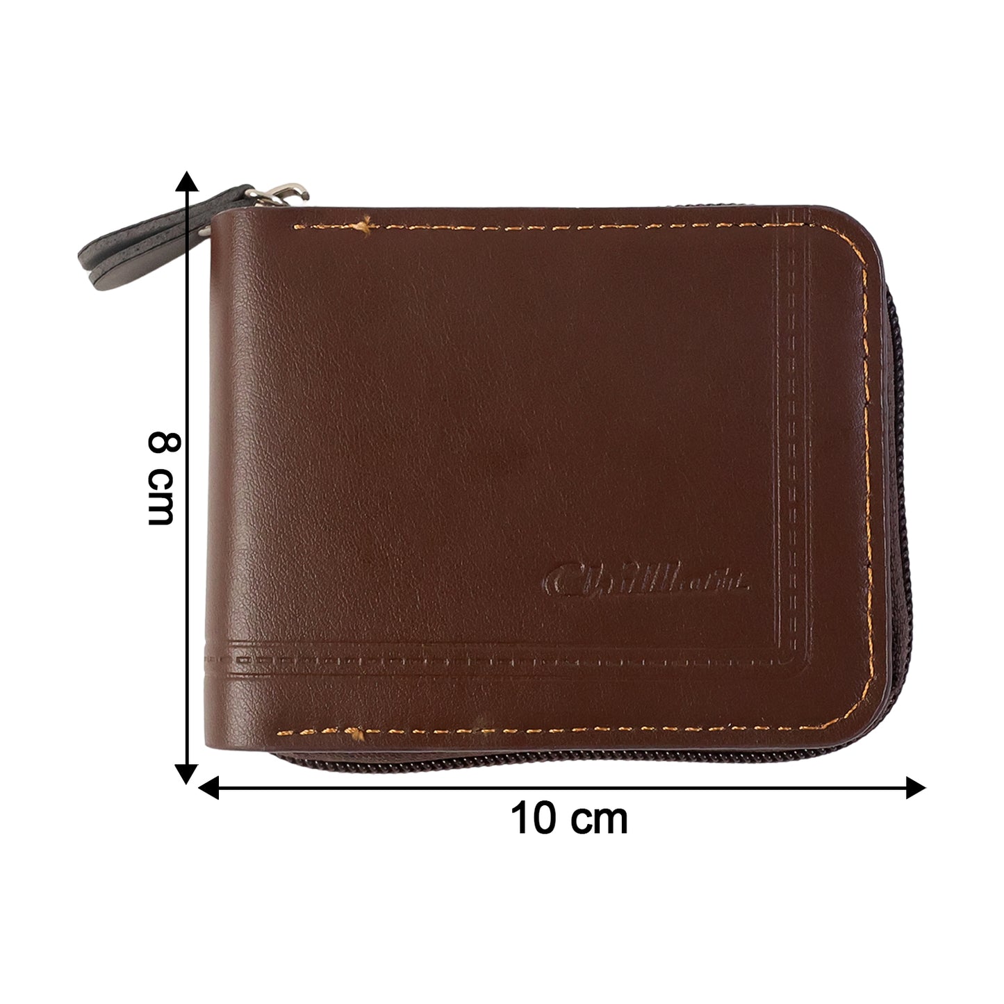 Compact Zip-Around Card Holder Wallet (1 Pc) - Accordion Slots for Cards & Cash - Happy Price - Image 4