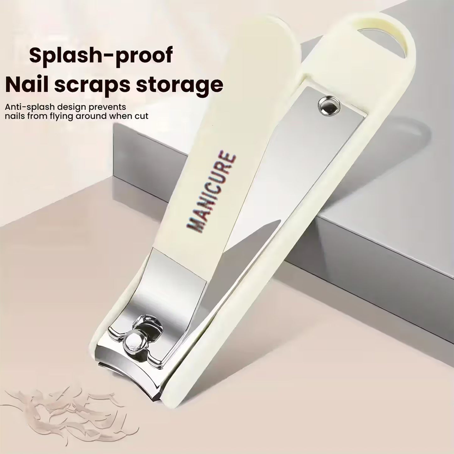 8-Piece Stainless Steel Manicure Pedicure Grooming Kit with Travel Case - Happy Price - Image 6