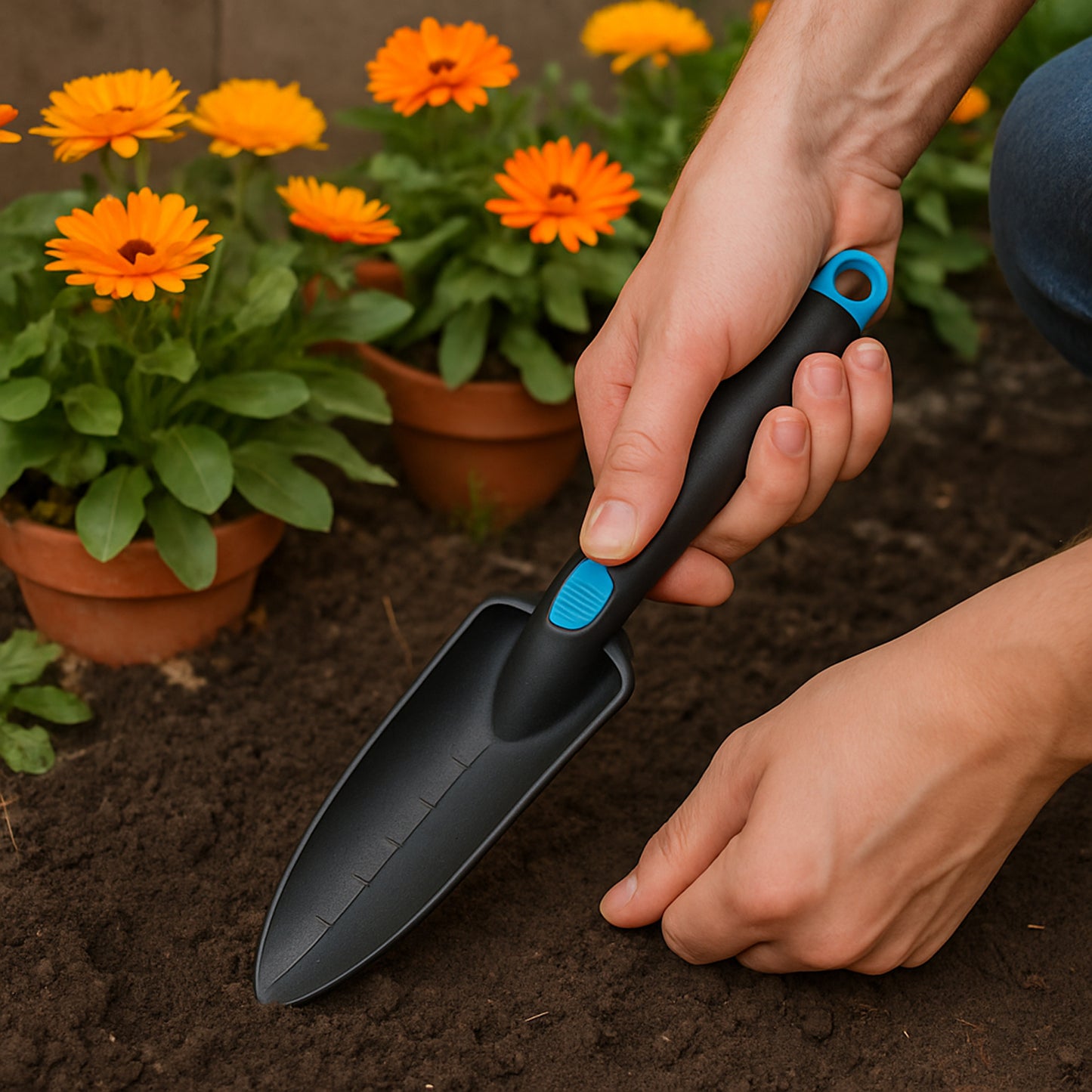 Plastic Heavy Duty Garden Hand Trowel With Measurement Marks (1 Pc) - Happy Price - Image 6