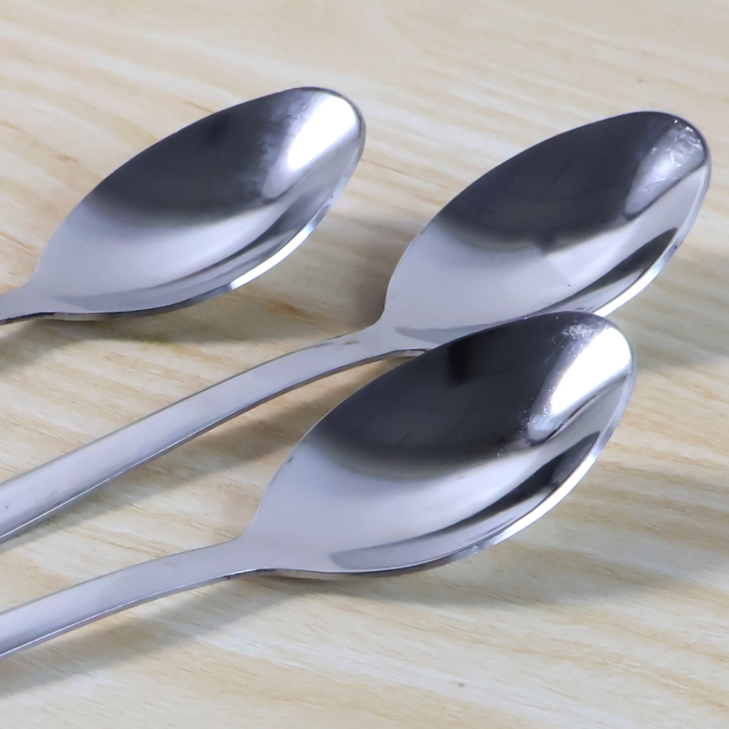 Set of 3 Dining Spoons - Smooth Edge Tableware for Everyday Meals - Happy Price - Image 4