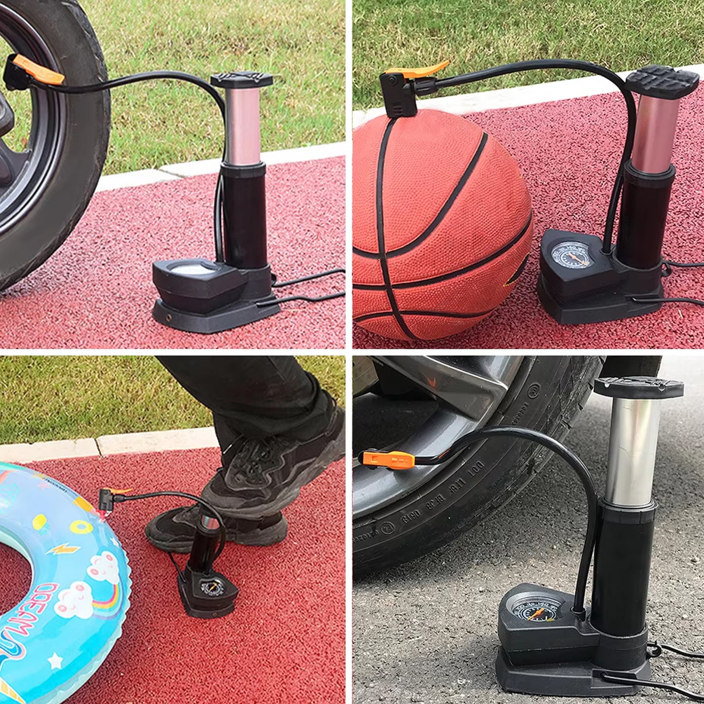 Portable Mini Bike Pump Cycle Pump Foot (1 Pc) - Happy Price - Image 2