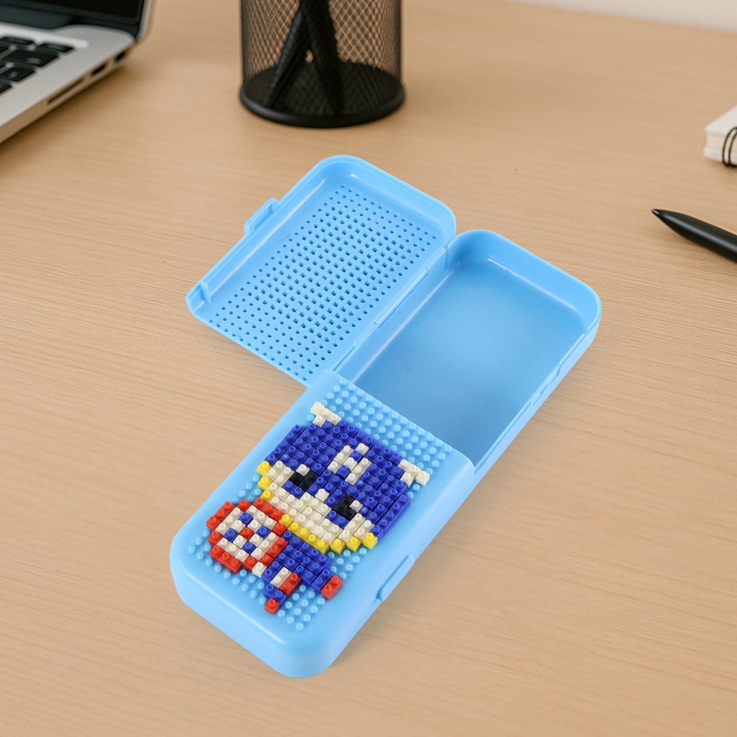 DIY Pixel Art Building Block Pencil Box - 1 Set - Happy Price - Image 3