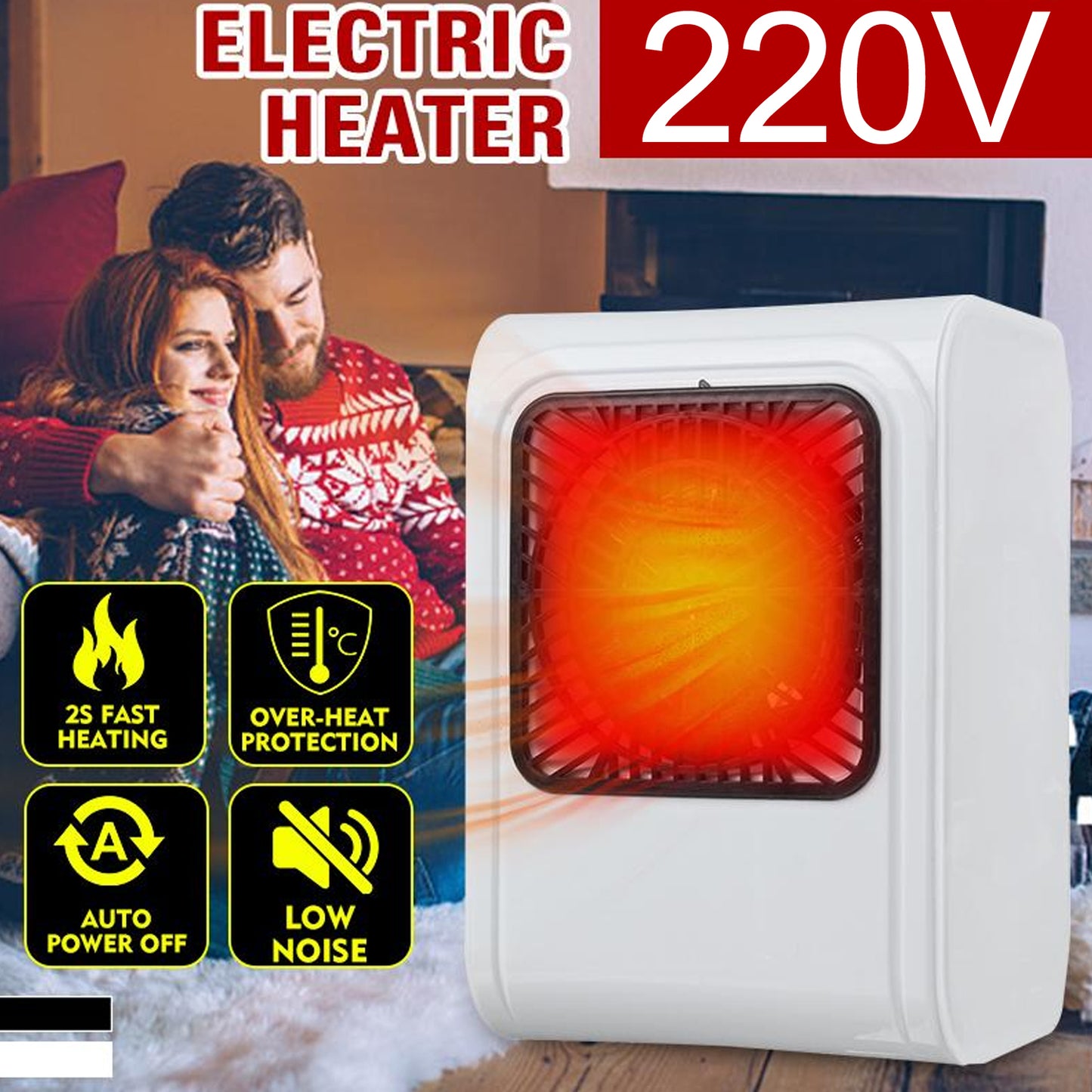 Room Heater 220v Brown Box Heater For Office Bedroom Use Heater - Happy Price - Image 6