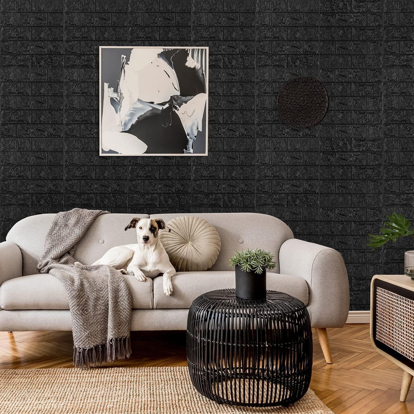 3D Foam Wall Sticker Panel - 76x70 Cm, 1 Piece - Happy Price - Image 2