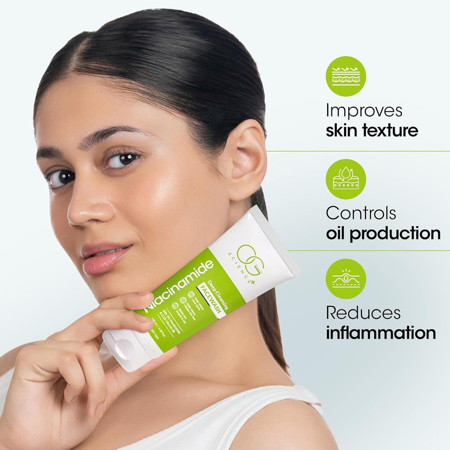 Niacinamide Deep Cleansing Facewash with Vitamin B5 - 100ml - Happy Price - Image 5