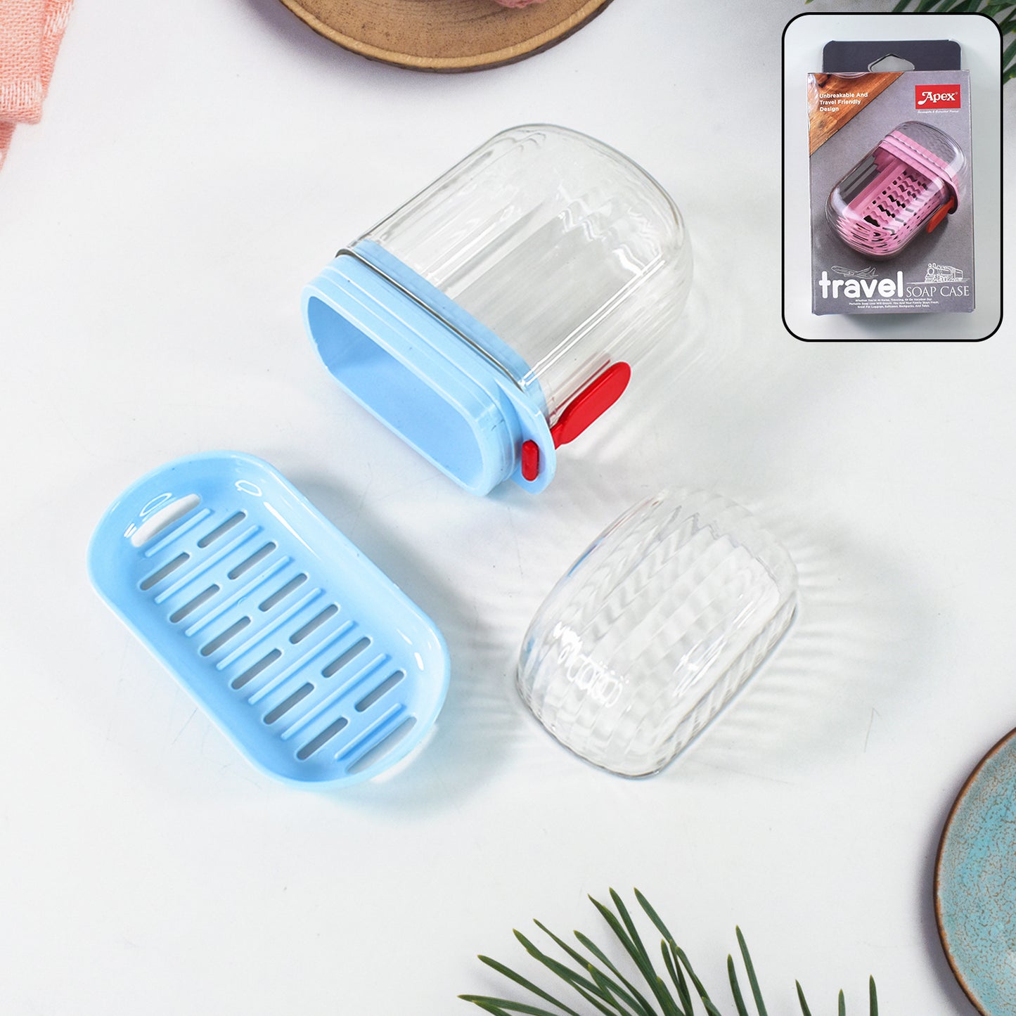 Apex Unbreakable Travel Soap Case With Secure Lock (1 Pc) - Happy Price - Image 2