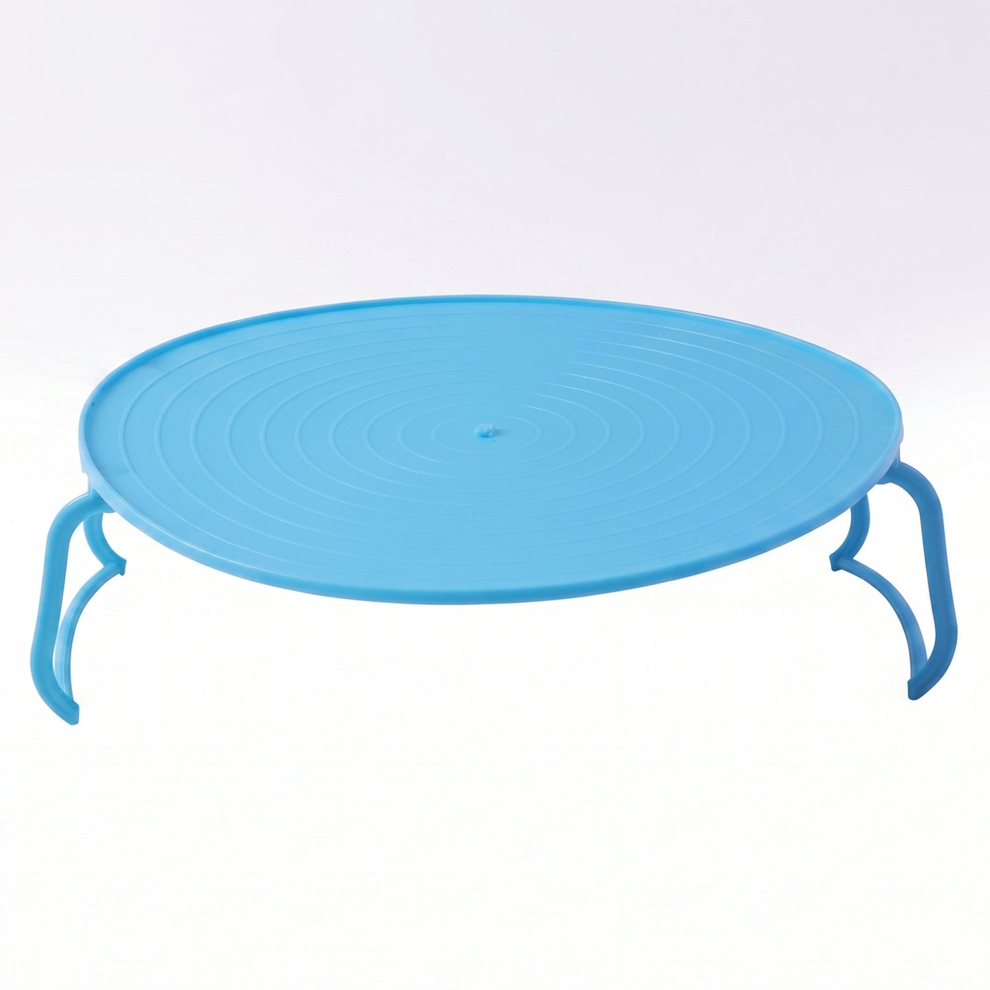 Decorative Plastic Serving Tray with Stand - Non-Slip, Microwave Safe (1 Pc) - Happy Price - Image 4