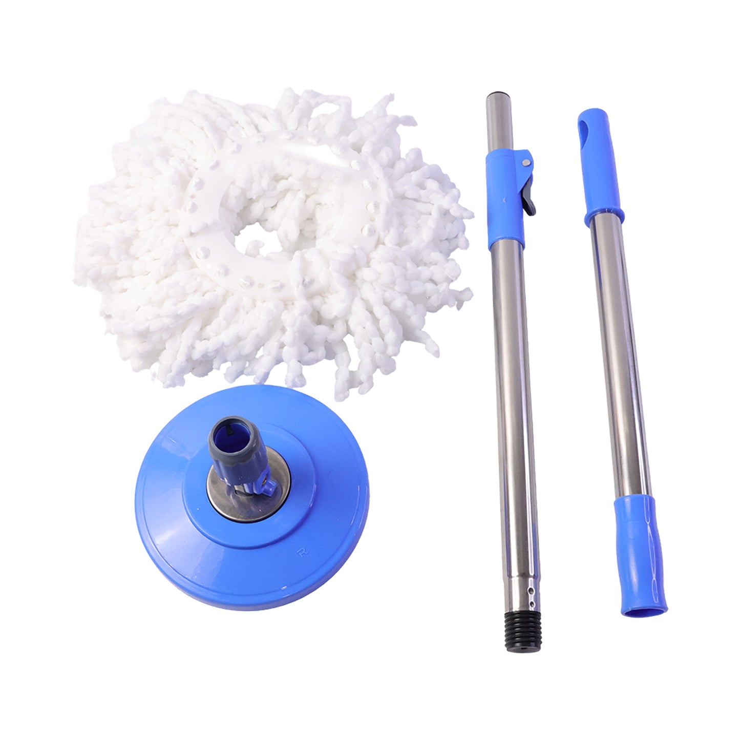 360 Degree Spin Mop Set with Adjustable Stainless Steel Handle and Microfiber Head - Great Price - Image 4