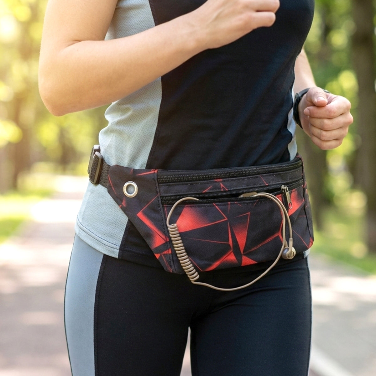 Adjustable Sports Waist Pouch - 1 Pc - Happy Price - Image 3