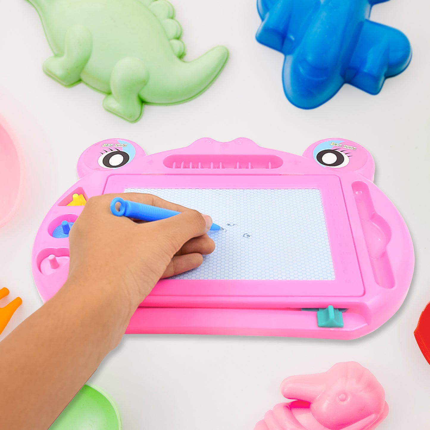 Frog Design Magic Sketch Slate Pad Board (1 Pc 28 20 Cm) - Happy Price - Image 5