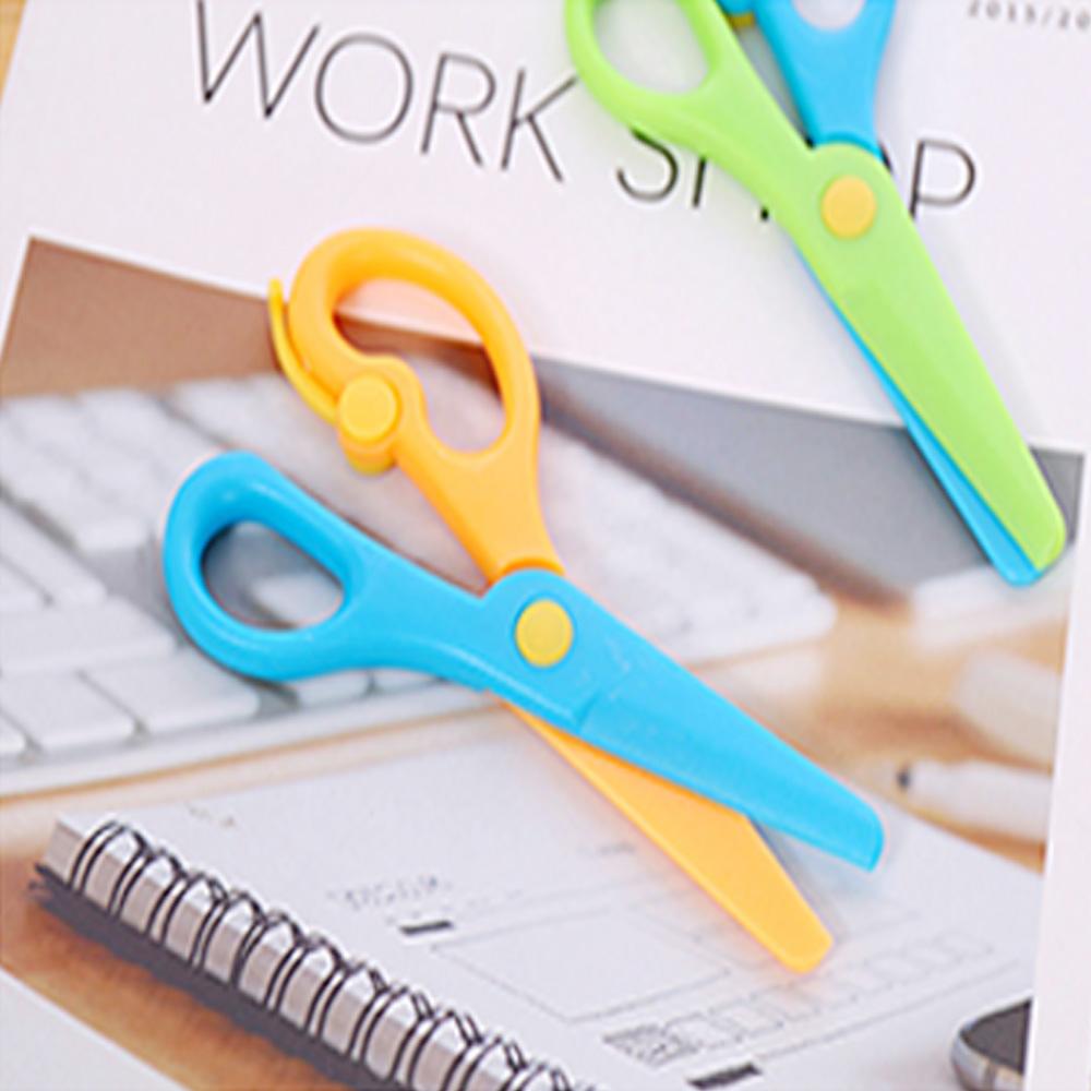 Kids Handmade Plastic Safety Scissors Safety Scissors - Happy Price - Image 7