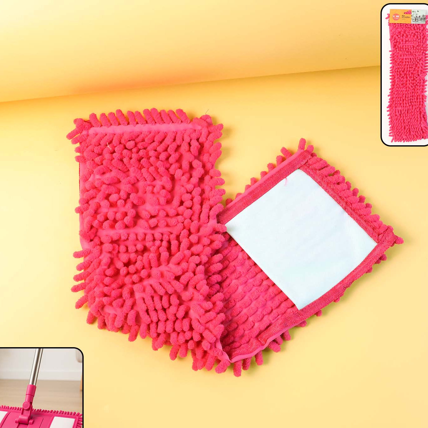 Microfiber Chenille Mop Pad Refill - 1 Pc - Happy Price - Image 1